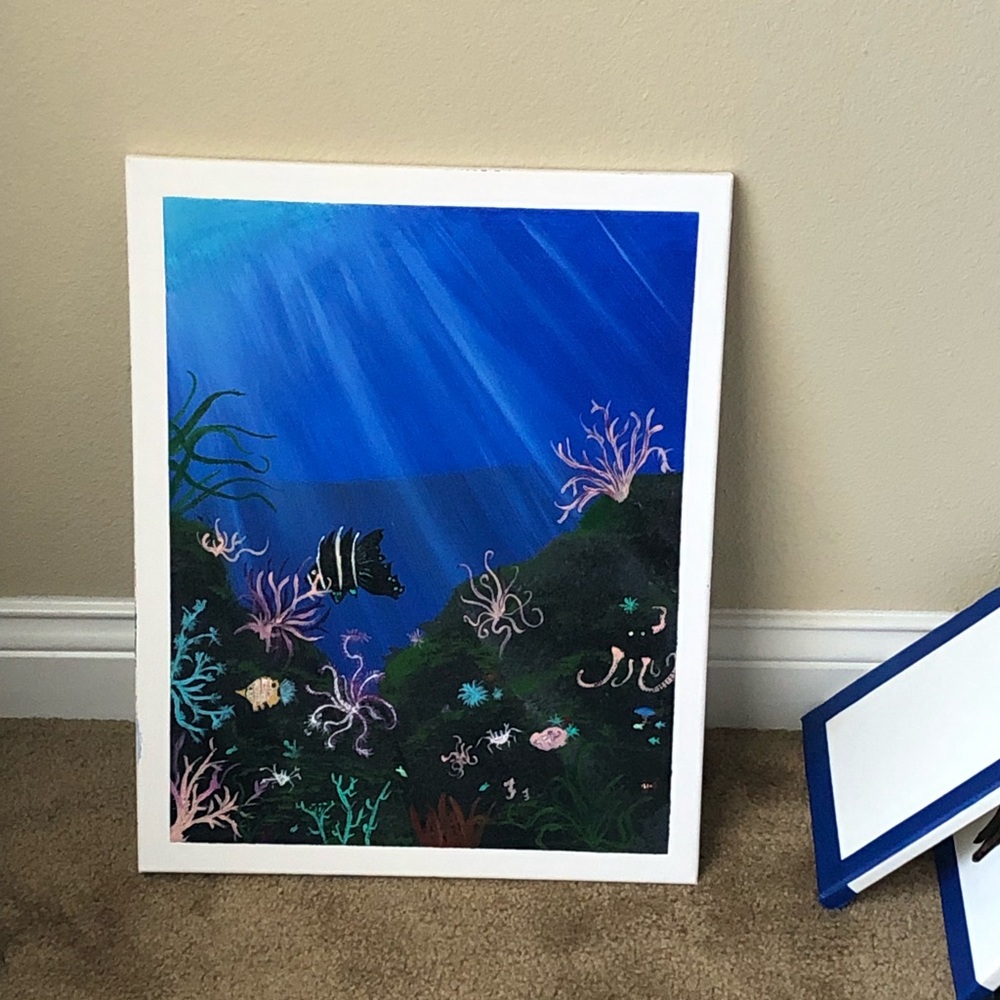 16 x 24 hand-painted acrylic painting